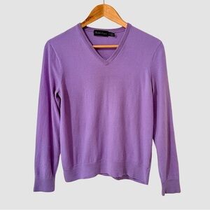 Ralph Lauren Purple Label V-Neck Cashmere Pullover Sweater M (as is)